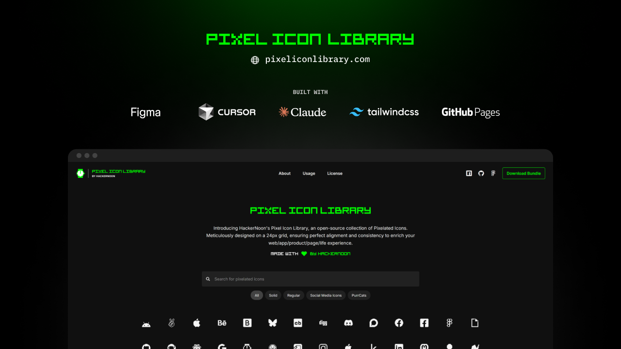 About Pixel Icon Library By HackerNoon